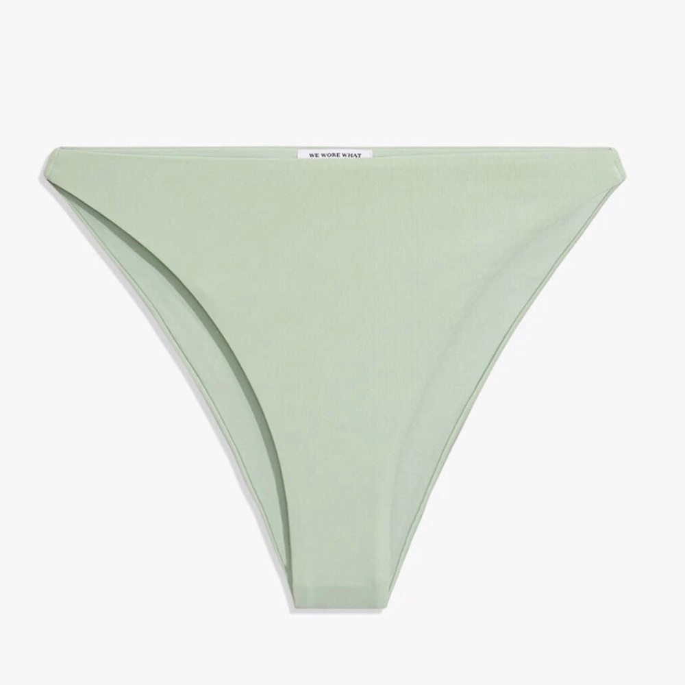 We Wore What Amber Seafoam Bikini Bottom